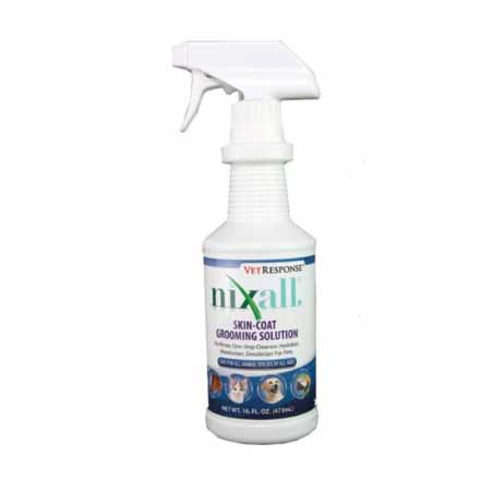 Nixall Skin-Coat Grooming Solution (Soluzione per la pulizia della pelle) 16 oz